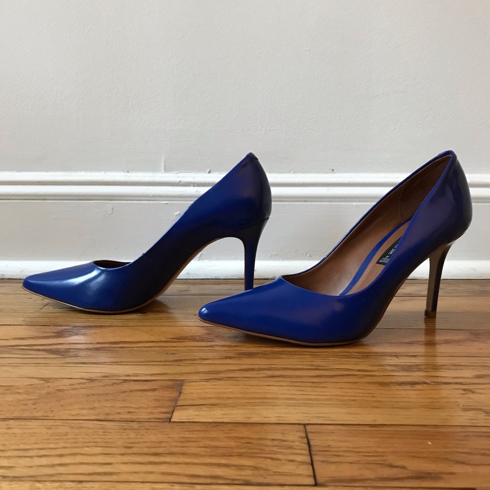 Steve Madden Lapis Cobalt Sapphire Blue Size 8